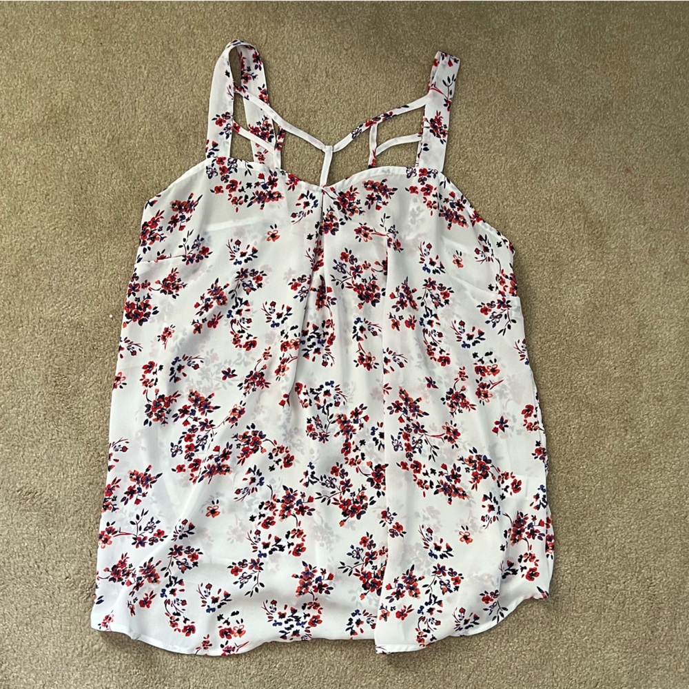 Maurices floral tank top
